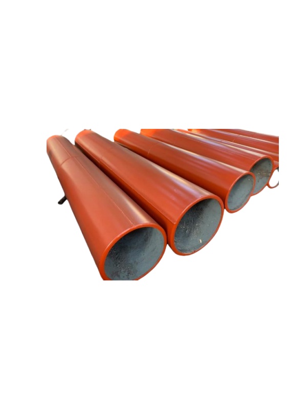 Slag discharge straight pipe